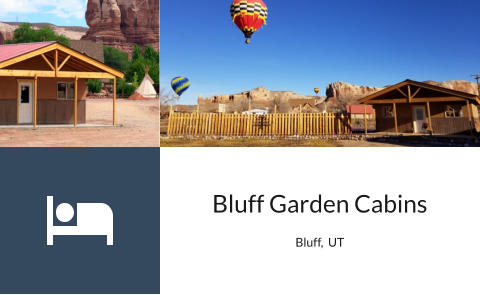 Bluff Garden Cabins Bluff,  UT